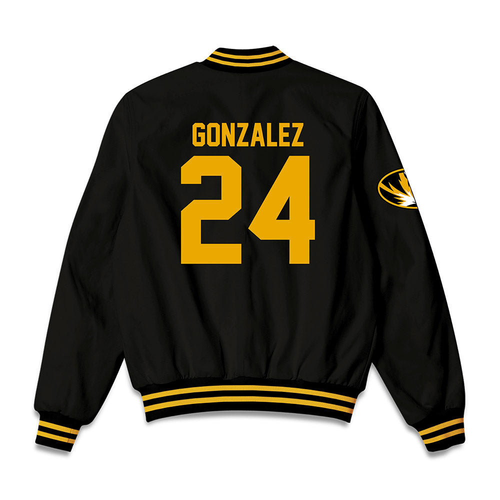 Missouri - NCAA Baseball : Keyler Gonzalez - Bomber Jacket-1