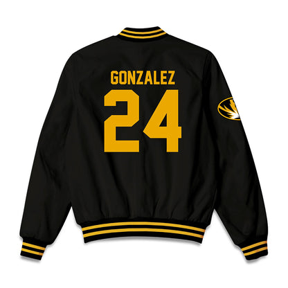 Missouri - NCAA Baseball : Keyler Gonzalez - Bomber Jacket-1
