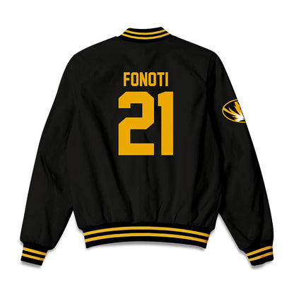 Missouri - NCAA Football : Malae Fonoti - Bomber Jacket-1