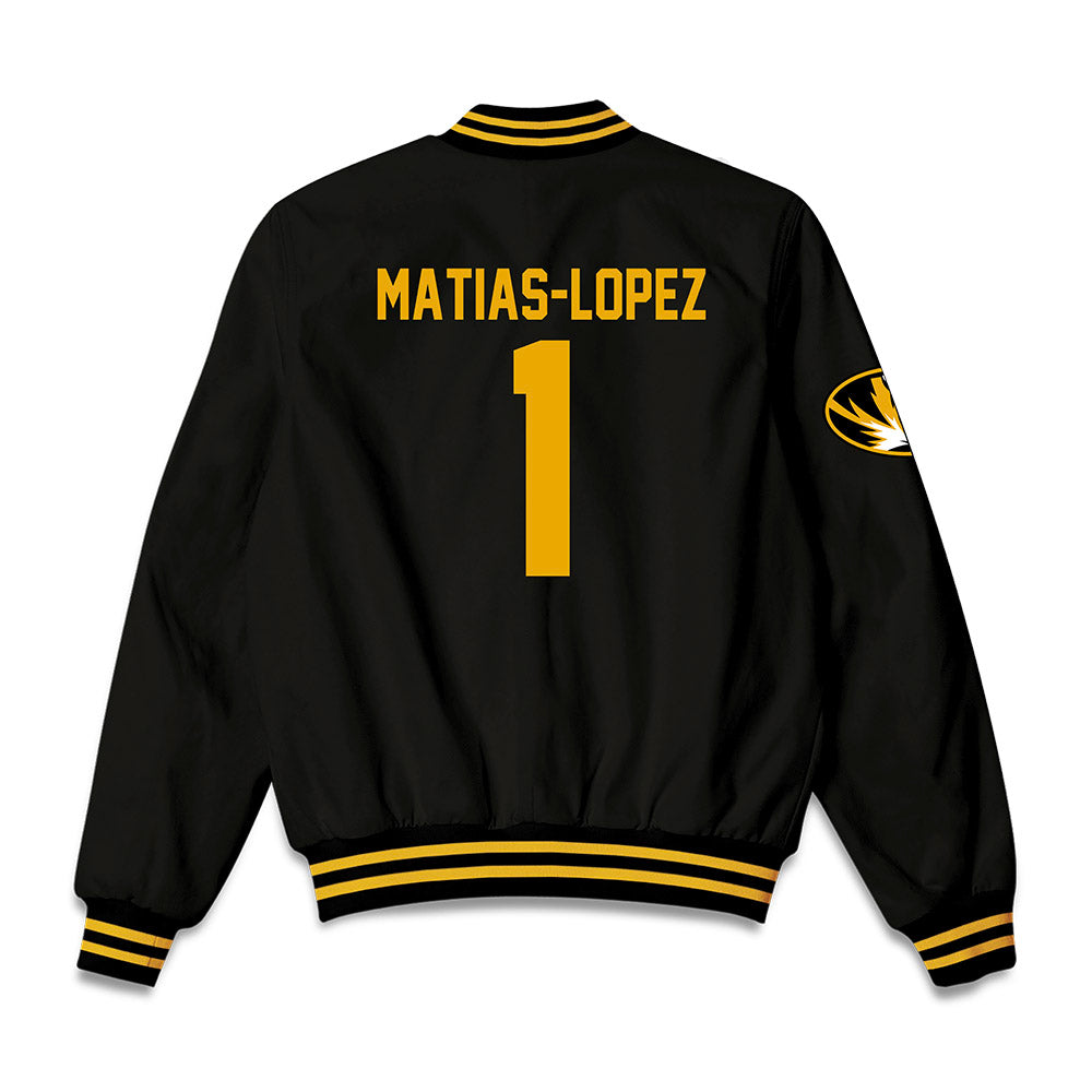 Missouri - NCAA Women's Volleyball : Zoey Matias-Lopez - Bomber Jacket-1