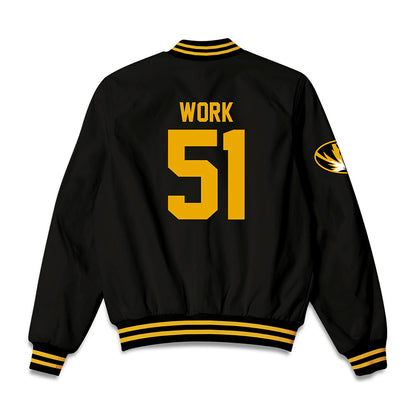 Missouri - NCAA Football : Luke Work - Bomber Jacket-1