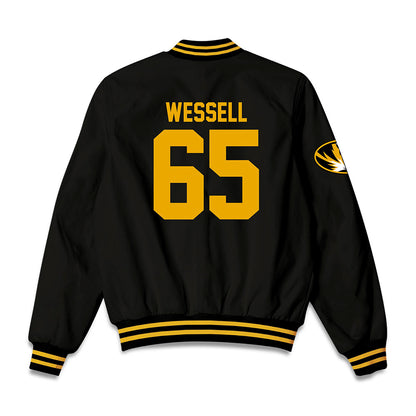 Missouri - NCAA Football : Brysen Wessell - Bomber Jacket-1