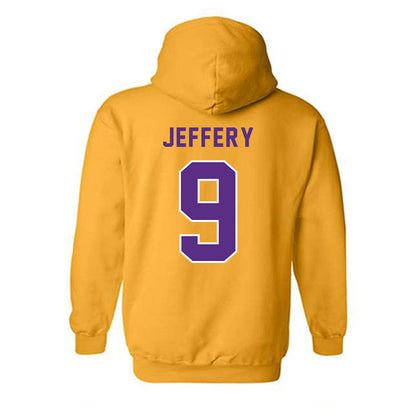 LSU - NCAA Women's Volleyball : Camryn Jeffery - Classic Shersey Hooded Sweatshirt-1