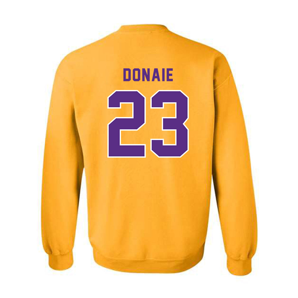 LSU - NCAA Women's Volleyball : Sanaa Donaie - Classic Shersey Crewneck Sweatshirt-1