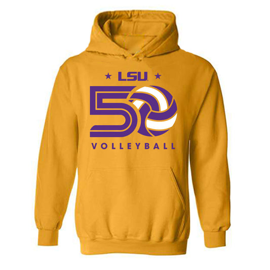 LSU - NCAA Women's Volleyball : Ella Hemmings - Classic Shersey Hooded Sweatshirt-0