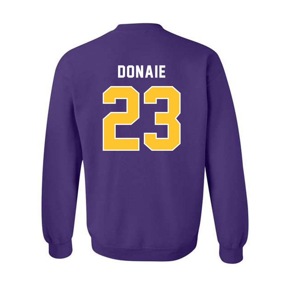 LSU - NCAA Women's Volleyball : Sanaa Donaie - Classic Shersey Crewneck Sweatshirt-1