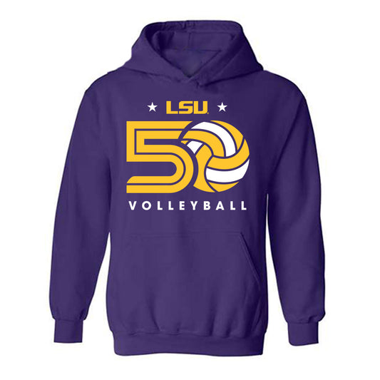 LSU - NCAA Women's Volleyball : Katie Raymer - Classic Shersey Hooded Sweatshirt-0