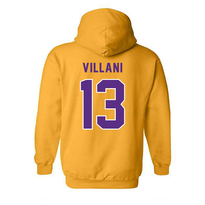 LSU - NCAA Women's Volleyball : Martina Villani - Classic Shersey Hooded Sweatshirt-1