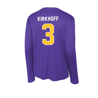 LSU - NCAA Women's Volleyball : Aly Kirkhoff - Activewear Long Sleeve T-Shirt-1
