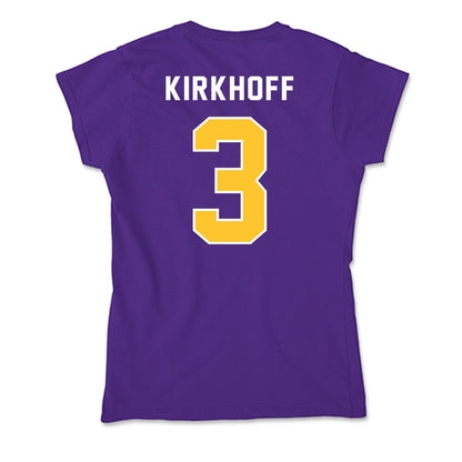 LSU - NCAA Women's Volleyball : Aly Kirkhoff - Soft Style Women’s T-Shirt-1