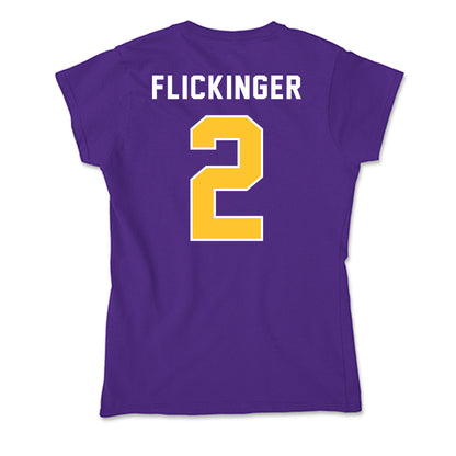 LSU - NCAA Women's Volleyball : Paige Flickinger - Soft Style Women’s T-Shirt-1