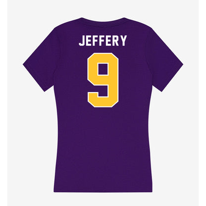 LSU - NCAA Women's Volleyball : Camryn Jeffery - Women's V-Neck T-Shirt-1