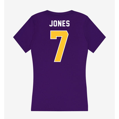 LSU - NCAA Women's Volleyball : Jessica Jones - Women's V-Neck T-Shirt-1