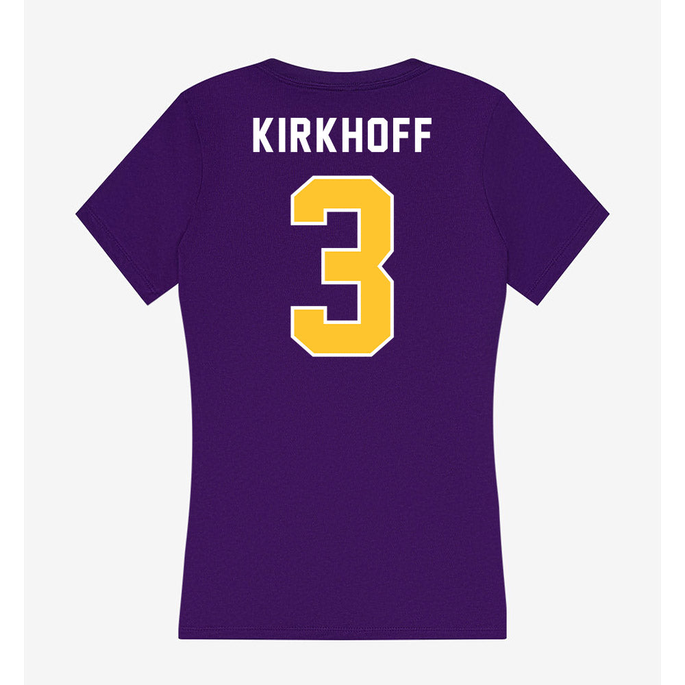 LSU - NCAA Women's Volleyball : Aly Kirkhoff - Women's V-Neck T-Shirt-1