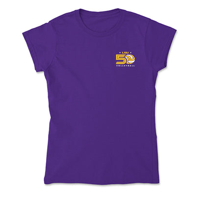 LSU - NCAA Women's Volleyball : Martina Villani - Soft Style Women’s T-Shirt-0