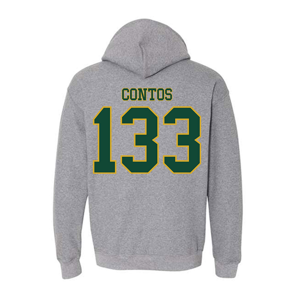 Tiffin - NCAA Wrestling : Phoenix Contos - Classic Shersey Hooded Sweatshirt-1