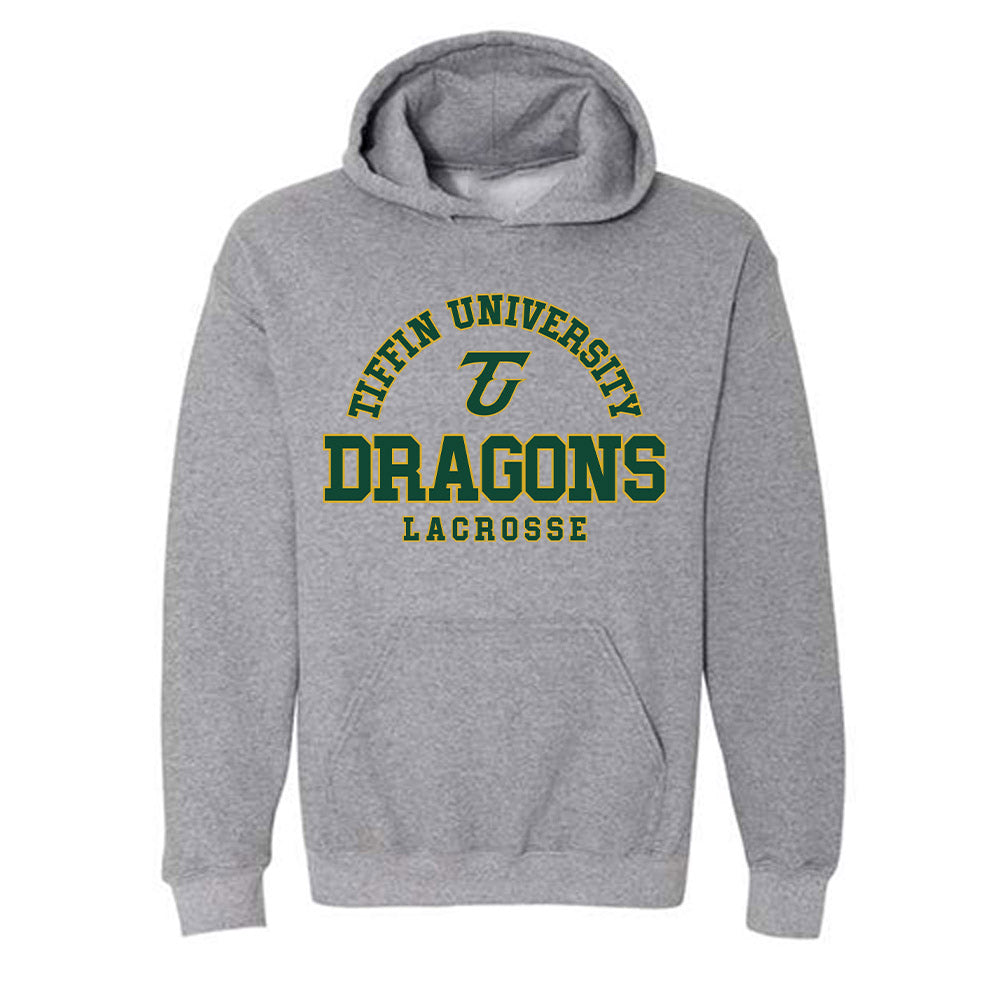 Tiffin - NCAA Men's Lacrosse : Andrew Heath - Classic Shersey Hooded Sweatshirt-0