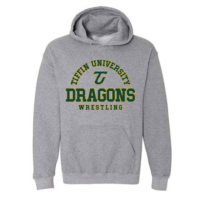 Tiffin - NCAA Wrestling : Phoenix Contos - Classic Shersey Hooded Sweatshirt-0