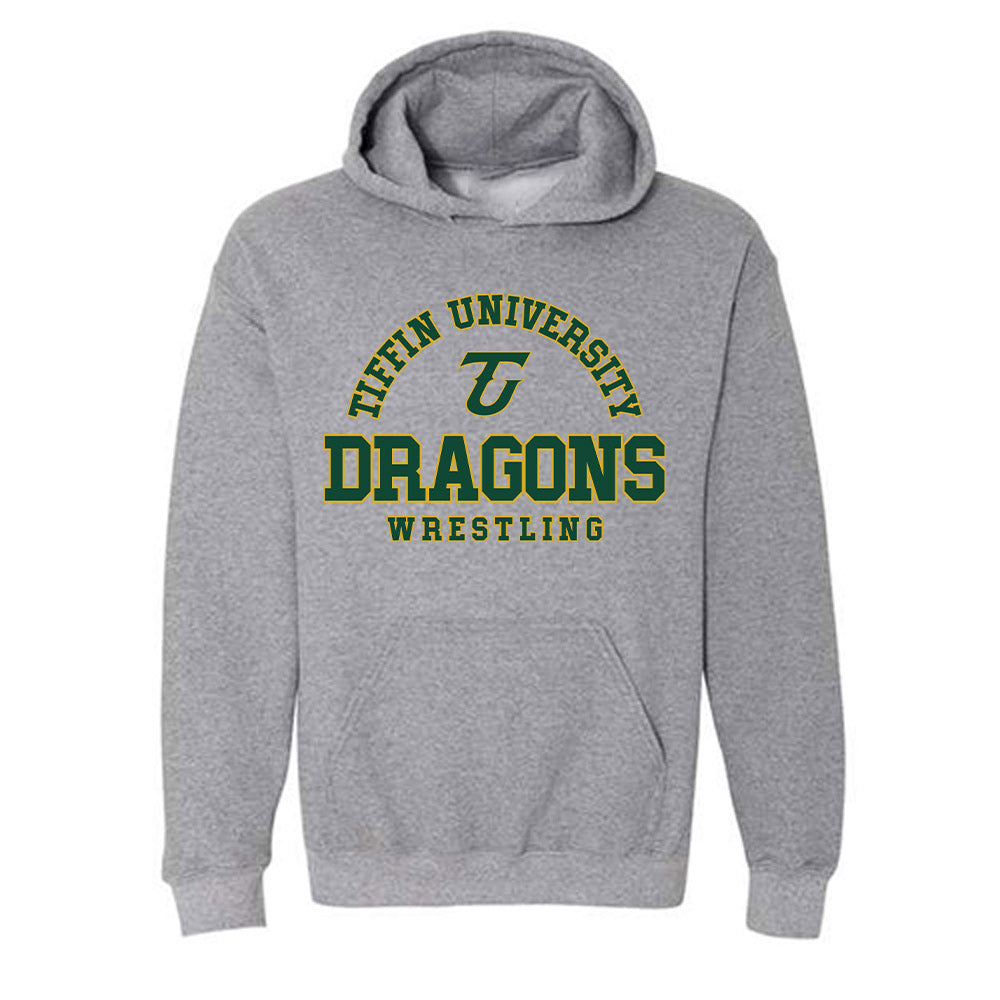 Tiffin - NCAA Wrestling : Lane Thacker - Classic Shersey Hooded Sweatshirt-0
