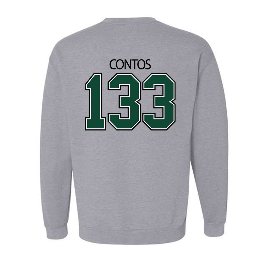 Tiffin - NCAA Wrestling : Phoenix Contos - Crewneck Sweatshirt-1