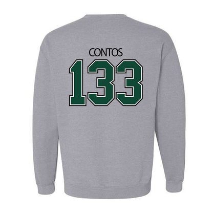 Tiffin - NCAA Wrestling : Phoenix Contos - Crewneck Sweatshirt-1