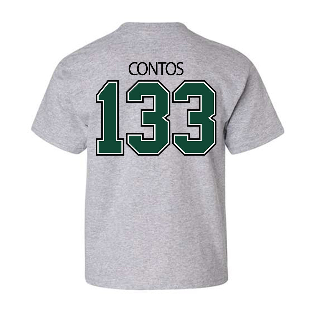 Tiffin - NCAA Wrestling : Phoenix Contos - Youth T-Shirt-1