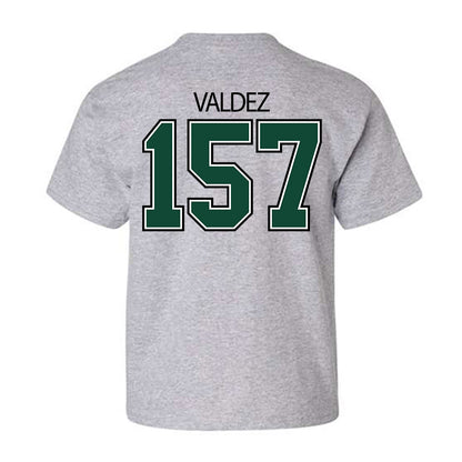 Tiffin - NCAA Wrestling : Isaac Valdez - Youth T-Shirt-1