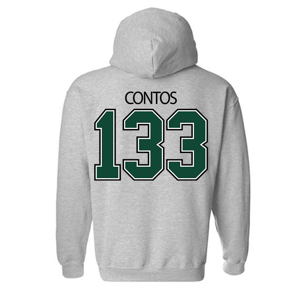 Tiffin - NCAA Wrestling : Phoenix Contos - Hooded Sweatshirt-1