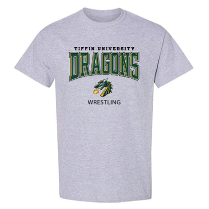 Tiffin - NCAA Wrestling : Lane Thacker - T-Shirt-0