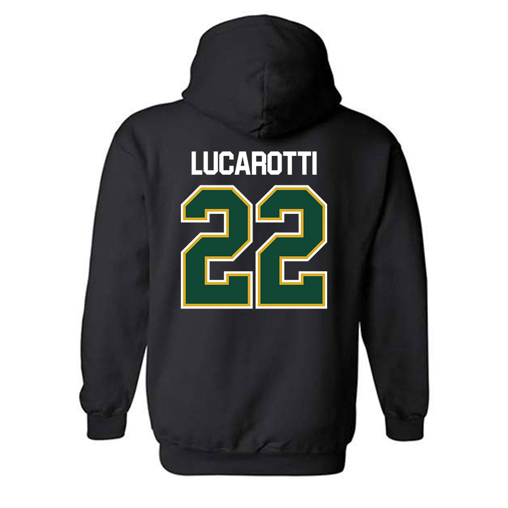 Tiffin - NCAA Men's Basketball : Michael Lucarotti - Hooded Sweatshirt-1