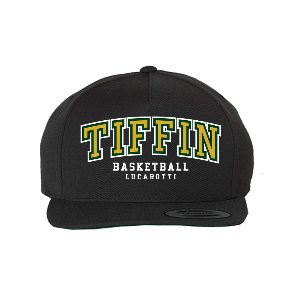 Tiffin - NCAA Men's Basketball : Michael Lucarotti - Snapback Hat-0