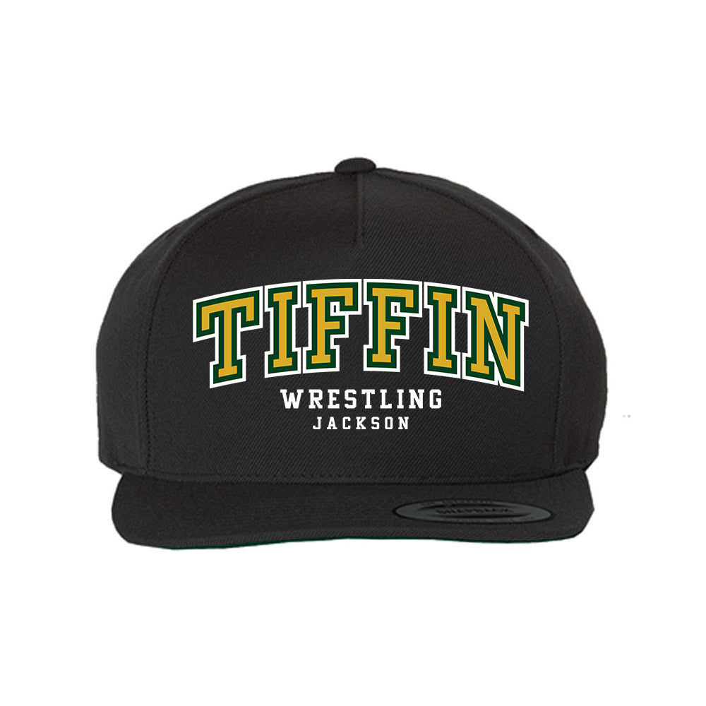 Tiffin - NCAA Wrestling : Jacob Jackson - Snapback Hat-0