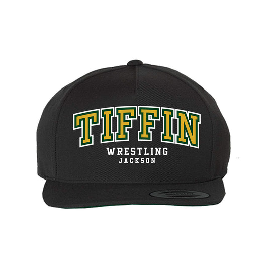 Tiffin - NCAA Wrestling : Jacob Jackson - Snapback Hat-0