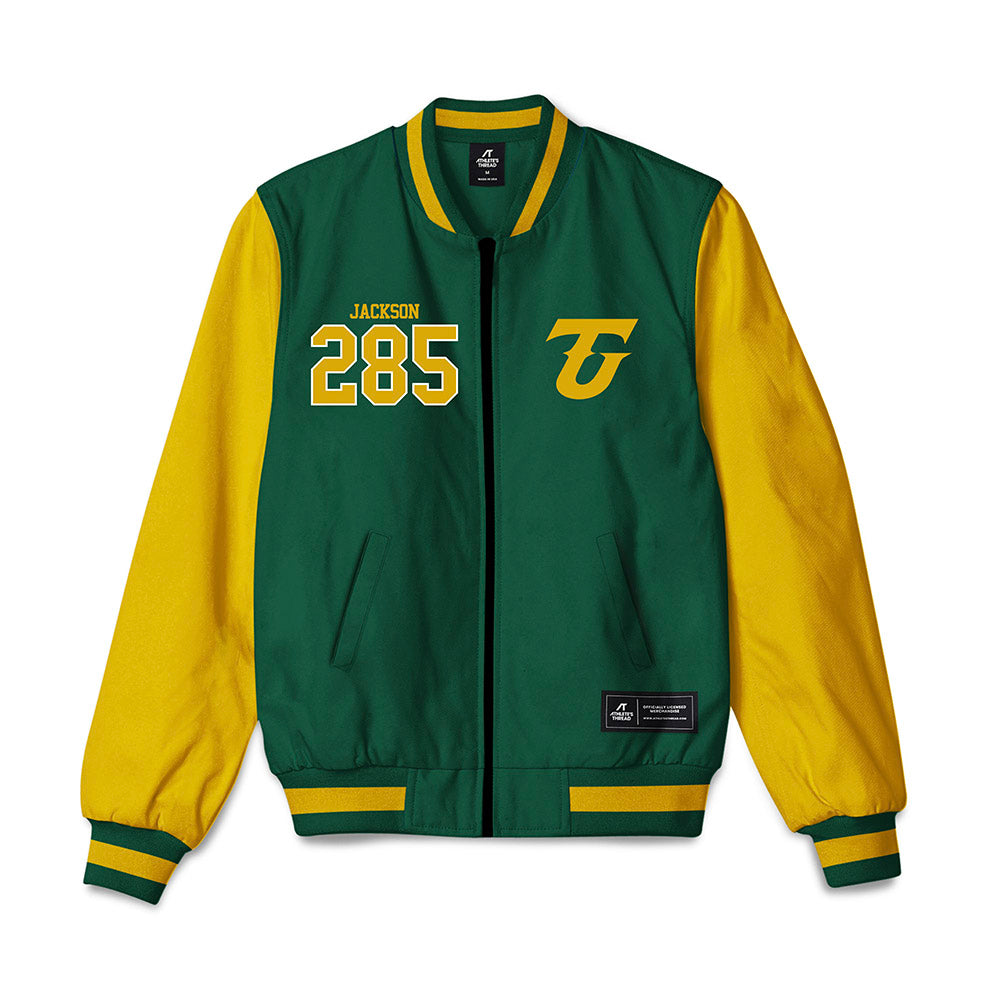 Tiffin - NCAA Wrestling : Jacob Jackson - Bomber Jacket-0
