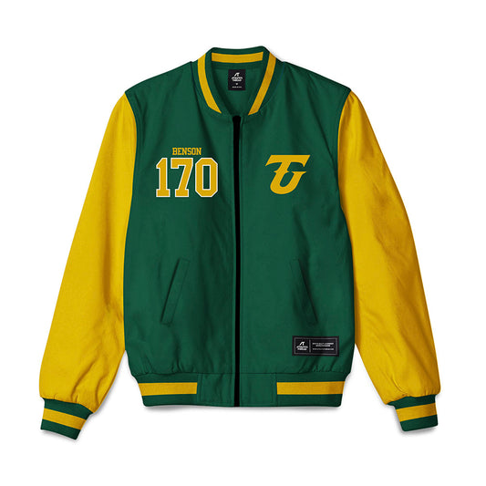 Tiffin - NCAA Wrestling : Brayden Benson - Bomber Jacket-0