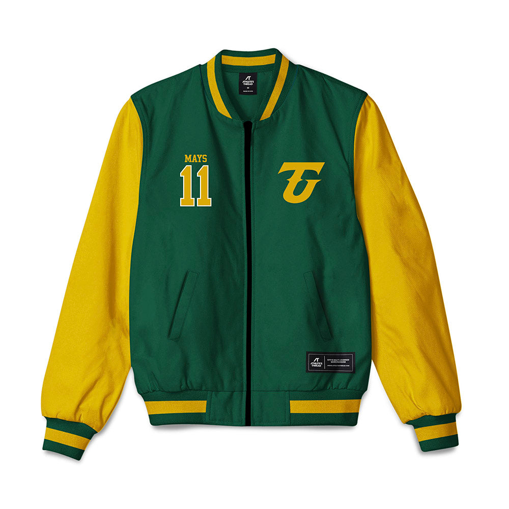 Tiffin - NCAA Men's Soccer : Jordan Mays - Bomber Jacket-0