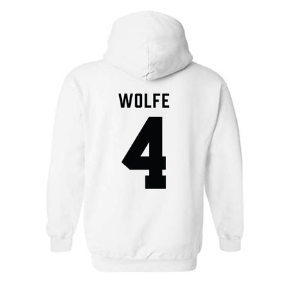 Wofford - NCAA Women's Basketball : Sienna Wolfe - Classic Shersey Hooded Sweatshirt-1