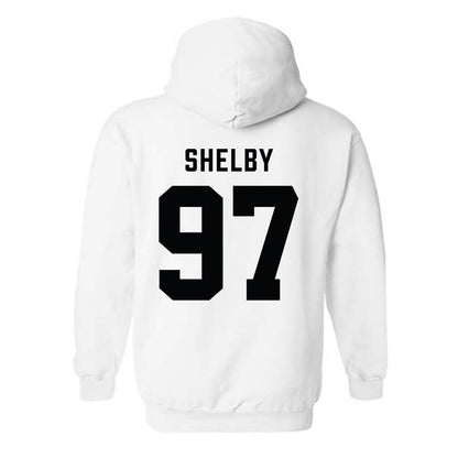 Wofford - NCAA Football : Jeremiah Shelby - Classic Shersey Hooded Sweatshirt-1