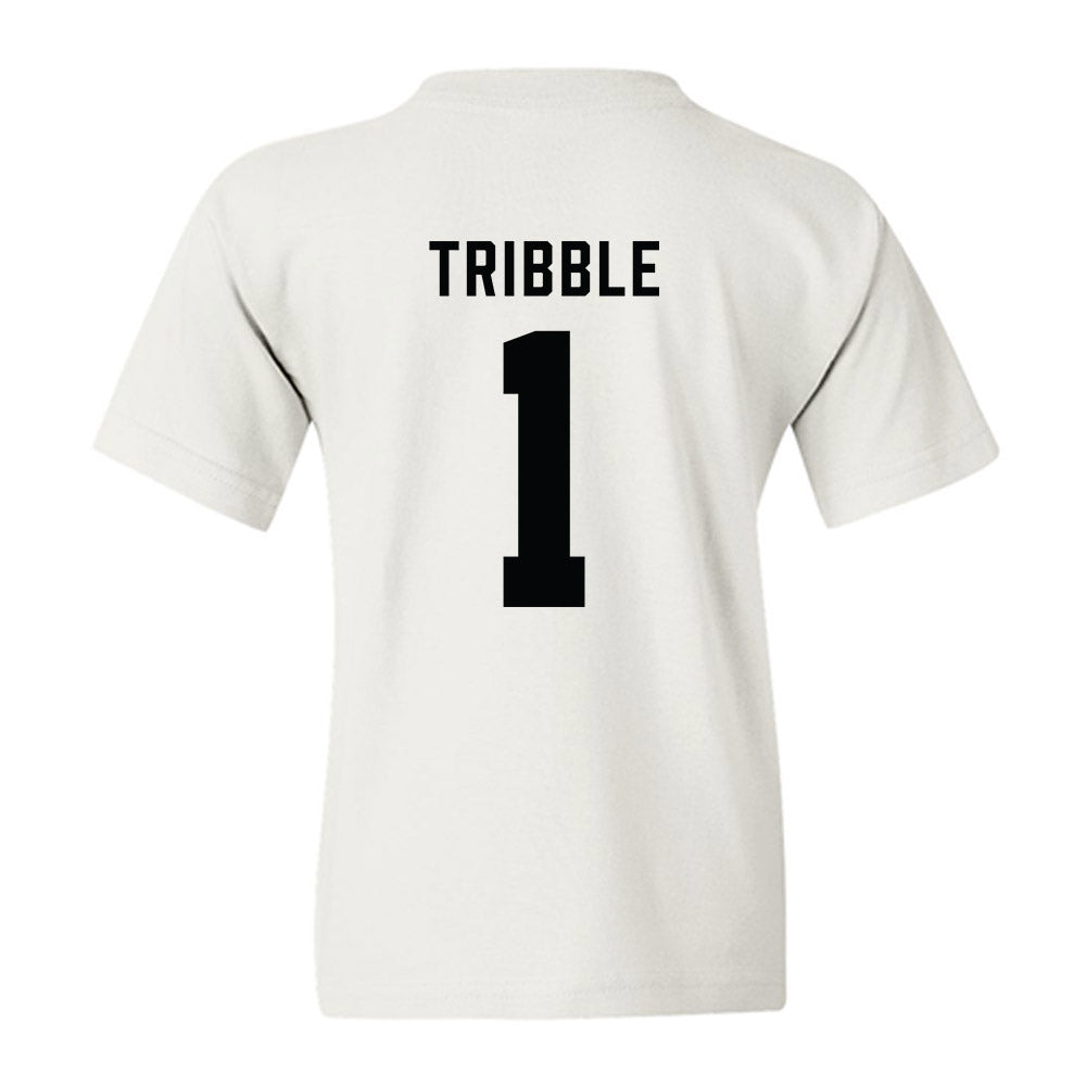 Wofford - NCAA Baseball : Logan Tribble - Classic Shersey Youth T-Shirt-1