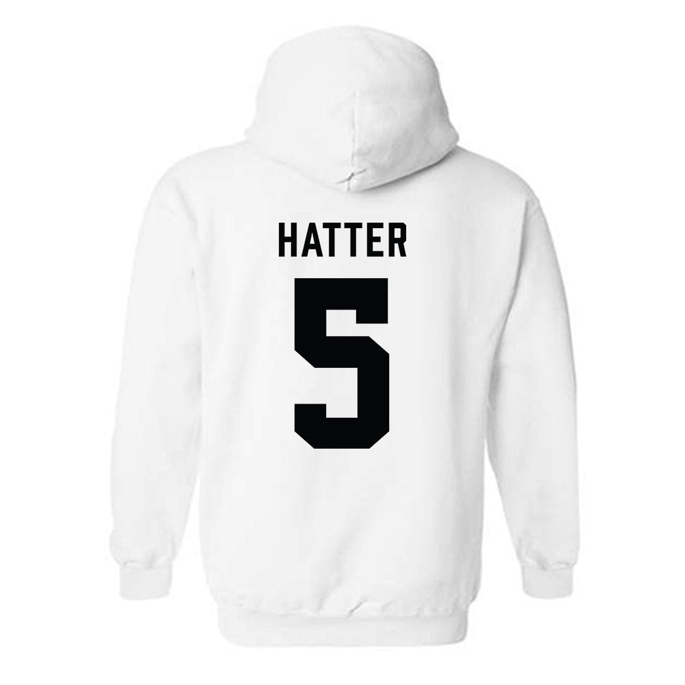 Wofford - NCAA Football : Jacobi Hatter - Classic Shersey Hooded Sweatshirt-1