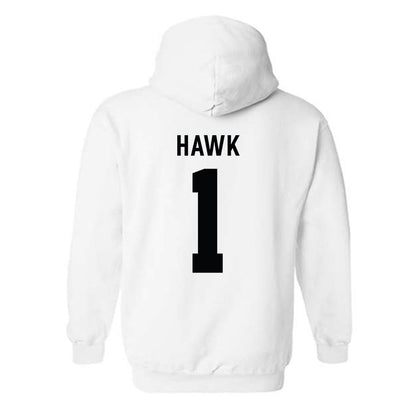  - NCAA Women's Basketball : madi hawk - Classic Shersey Hooded Sweatshirt-1