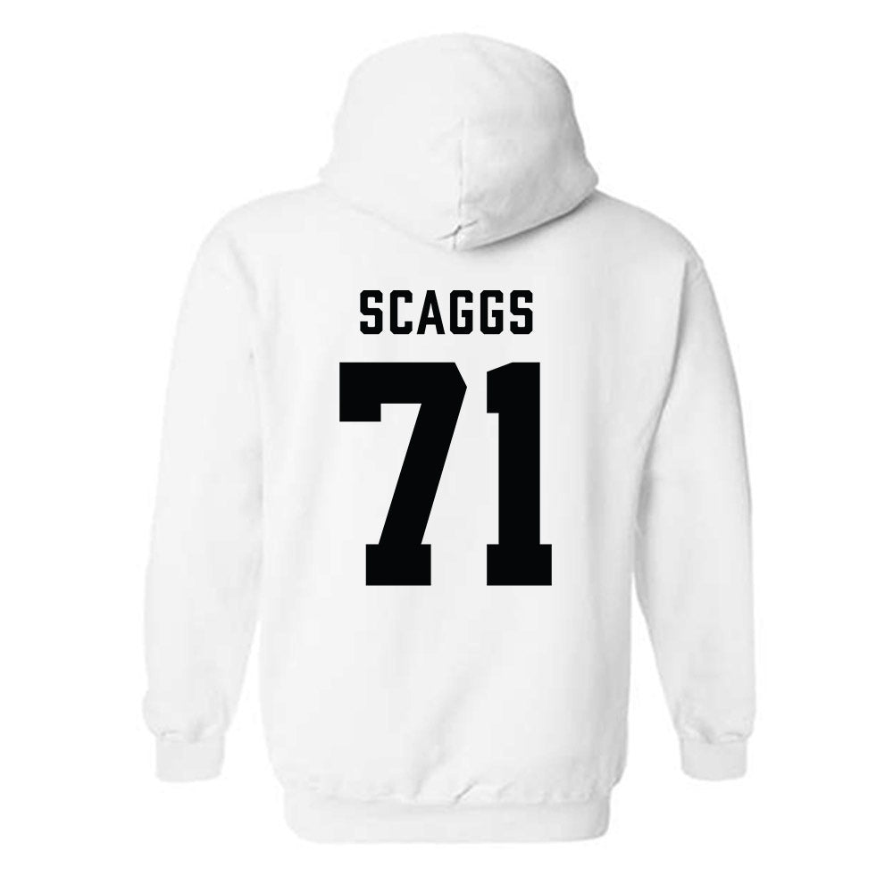 Wofford - NCAA Football : Drew Scaggs - Classic Shersey Hooded Sweatshirt-1