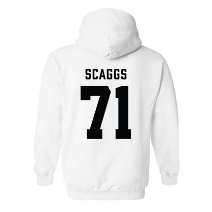 Wofford - NCAA Football : Drew Scaggs - Classic Shersey Hooded Sweatshirt-1