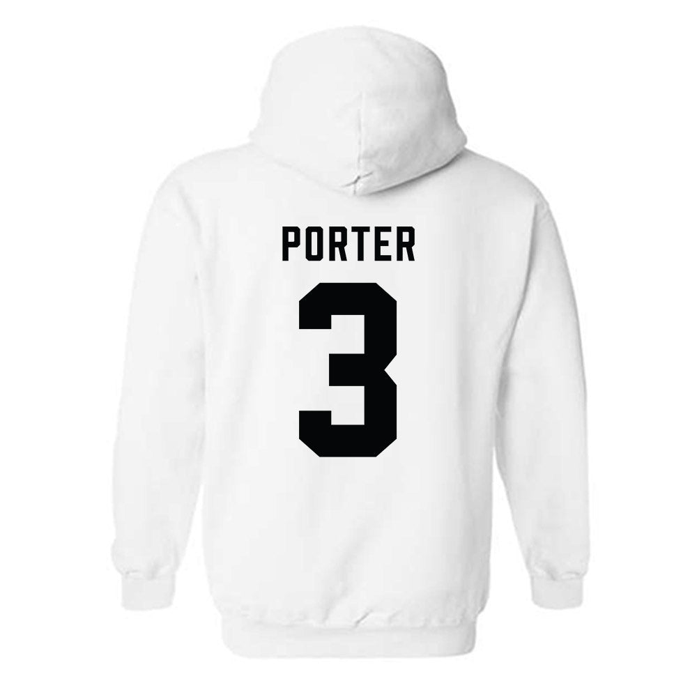 Wofford - NCAA Baseball : Zach Porter - Classic Shersey Hooded Sweatshirt-1