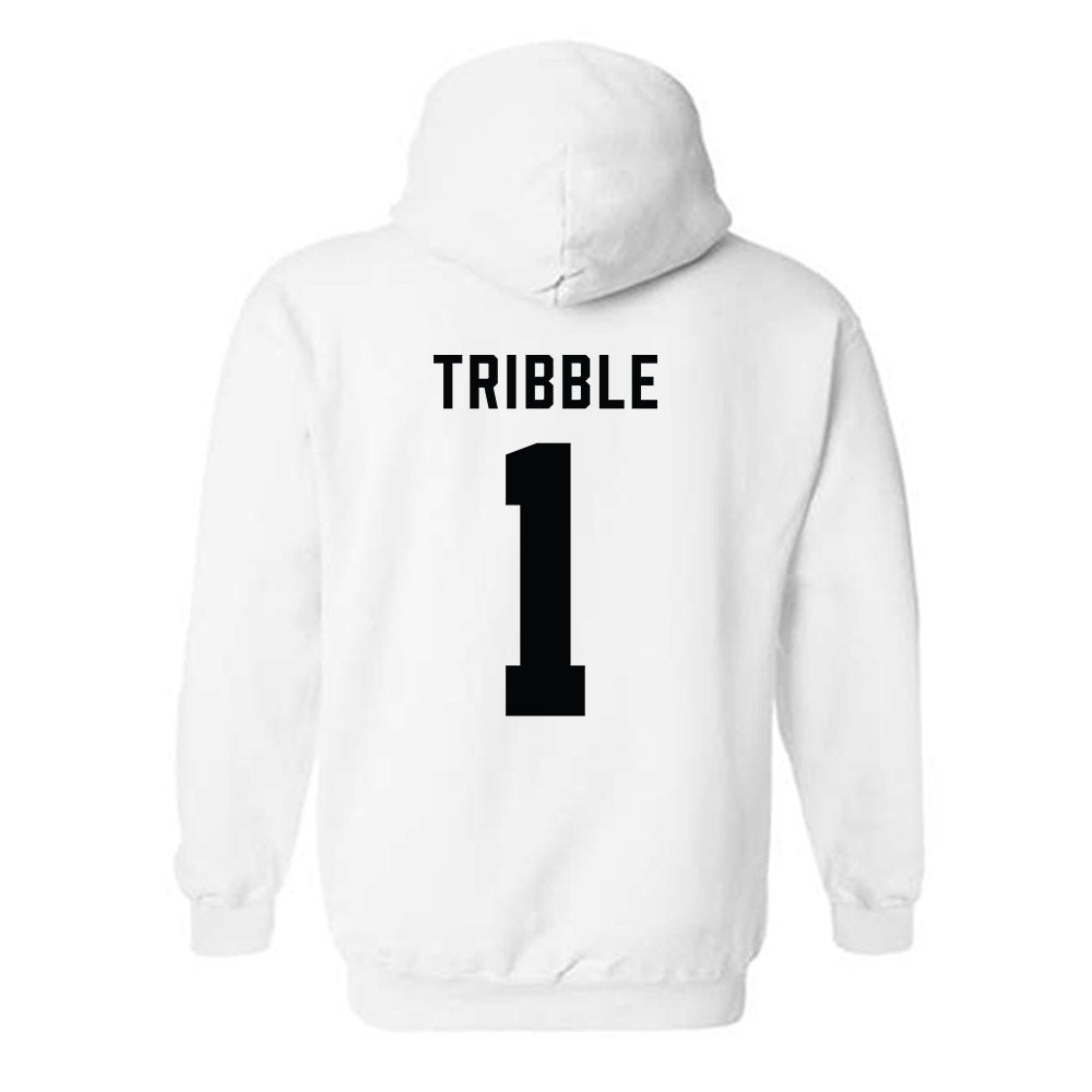 Wofford - NCAA Baseball : Logan Tribble - Classic Shersey Hooded Sweatshirt-1
