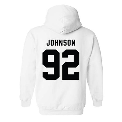 Wofford - NCAA Football : Jordan Johnson - Classic Shersey Hooded Sweatshirt-1