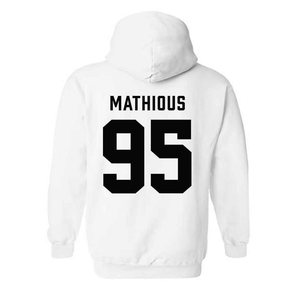Wofford - NCAA Football : Nicholas Mathious - Classic Shersey Hooded Sweatshirt-1