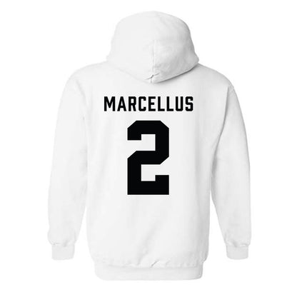 Wofford - NCAA Football : Marek Marcellus - Classic Shersey Hooded Sweatshirt-1