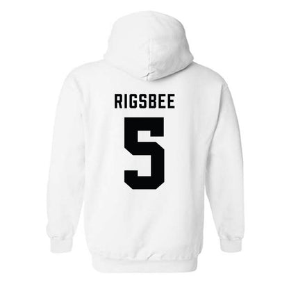 Wofford - NCAA Men's Basketball : Brendan Rigsbee - Classic Shersey Hooded Sweatshirt-1