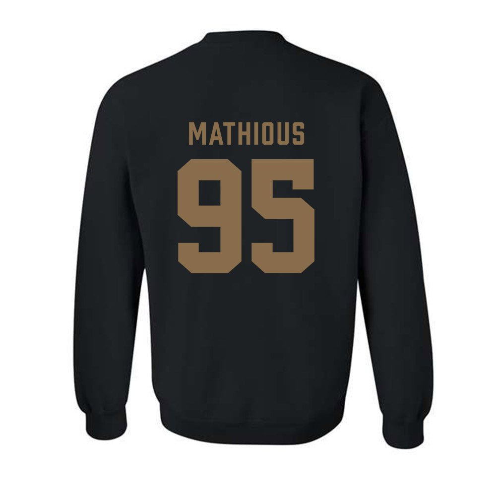 Wofford - NCAA Football : Nicholas Mathious - Classic Shersey Crewneck Sweatshirt-1